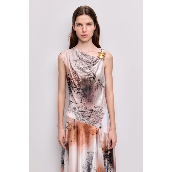 Aje Marisa Midi Dress, view 3