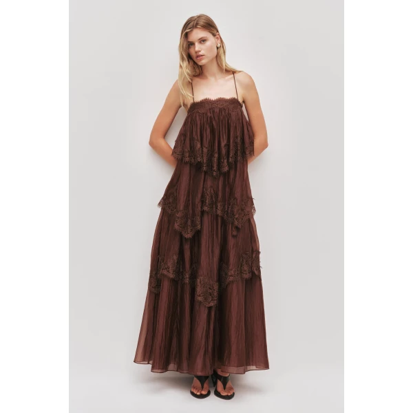 Aje Ophelia Lace Gown, view 2