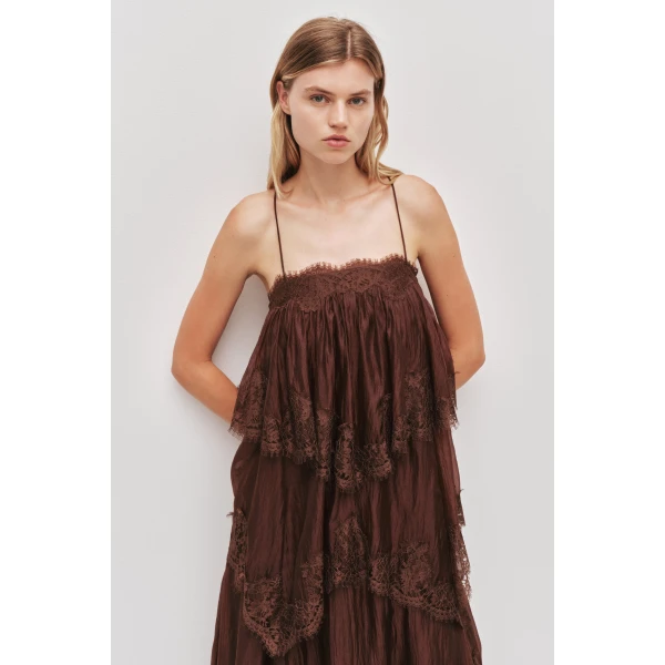 Aje Ophelia Lace Gown, view 4