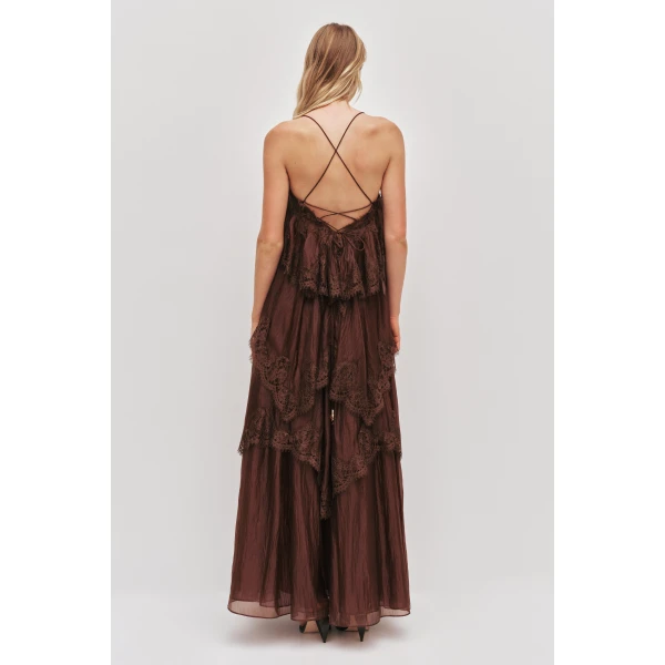 Aje Ophelia Lace Gown, view 6