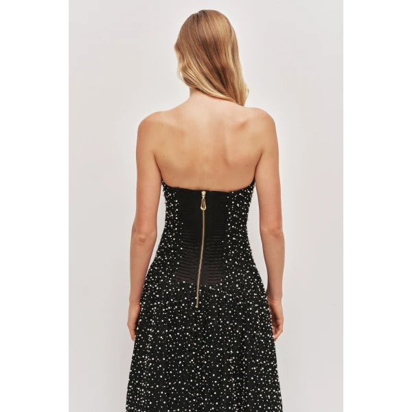 Aje Regina Pearl Gown, view 5