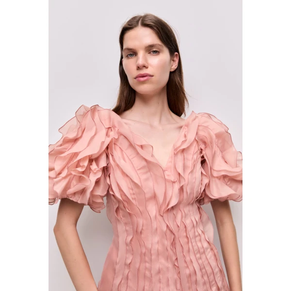 Aje Seraphina Midi Dress, view 4
