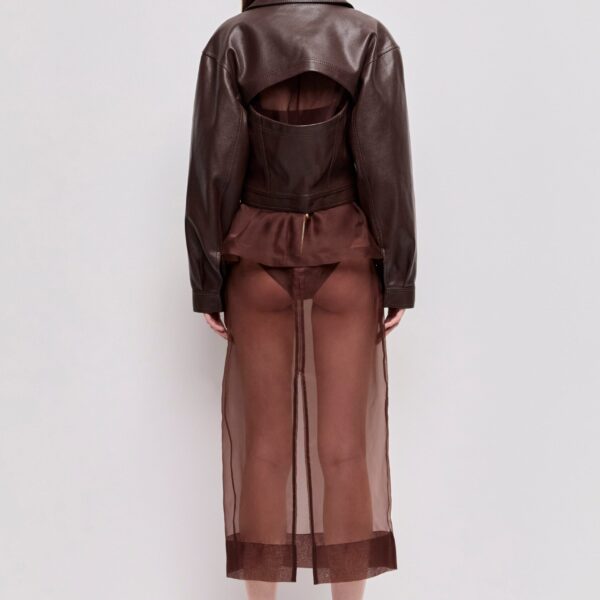 Aje clothing Aus Jackets – structured silhouette with raw femininity from Coveti