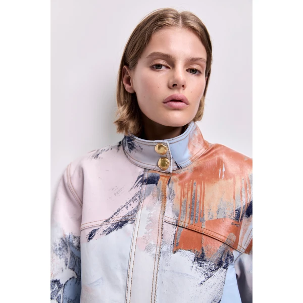 Aje Lettera Denim Jacket, view 4
