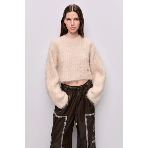 Aje Niro Fluffy Jumper Knit, view 3