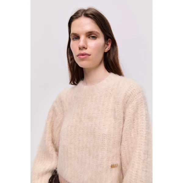 Aje Niro Fluffy Jumper Knit, view 4