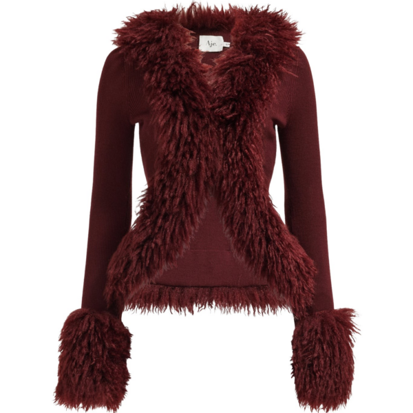 Aje Red Knitwear