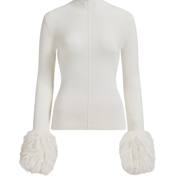 Aje Ivory Knitwear