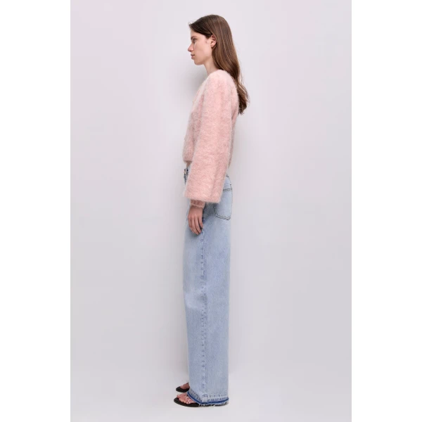 Aje Renee Fluffy Cardigan, view 5
