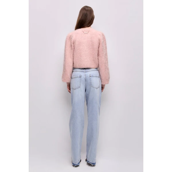 Aje Renee Fluffy Cardigan, view 6