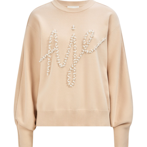 Aje Beige Knitwear