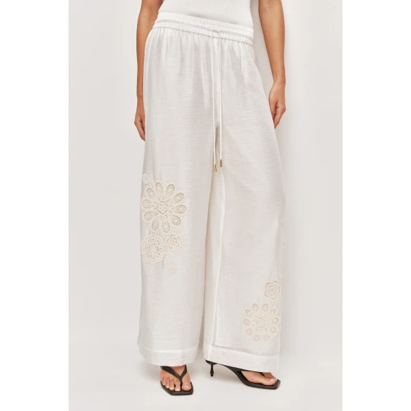 Aje Gia Embroidered Pant, view 3