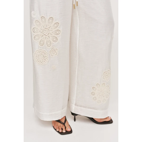 Aje Gia Embroidered Pant, view 4