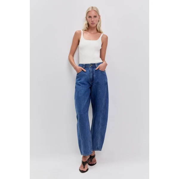 Aje Stevie Barrel Ankle Jean, view 2