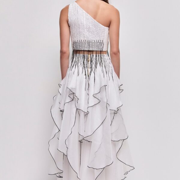 Aje Aus Skirts – structured silhouette with raw femininity from Coveti