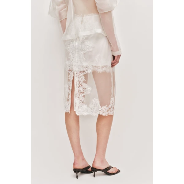 Aje Ophelia Lace Skirt, view 6