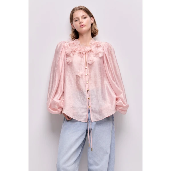 Aje Demi Blouse, view 3
