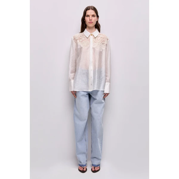 Aje Gia Embroidered Shirt, view 2