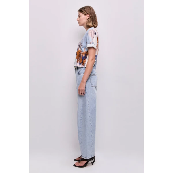 Aje Lettera Printed Tee Top, view 5