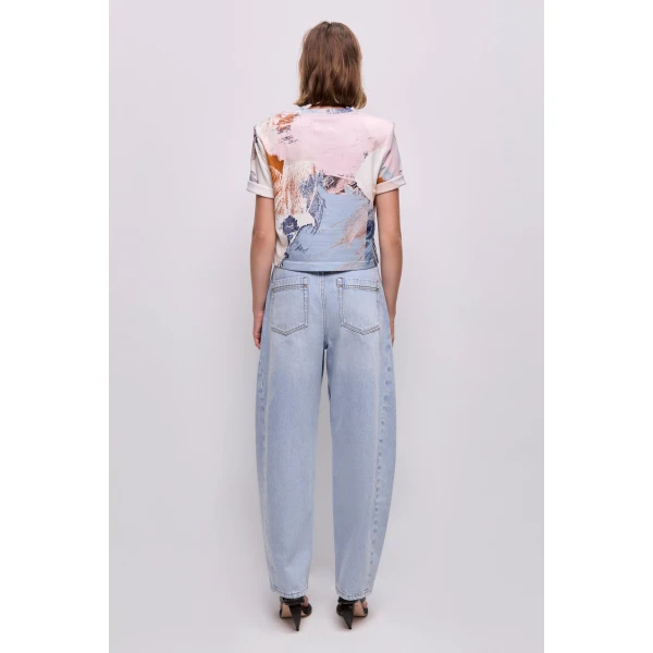 Aje Lettera Printed Tee Top, view 6