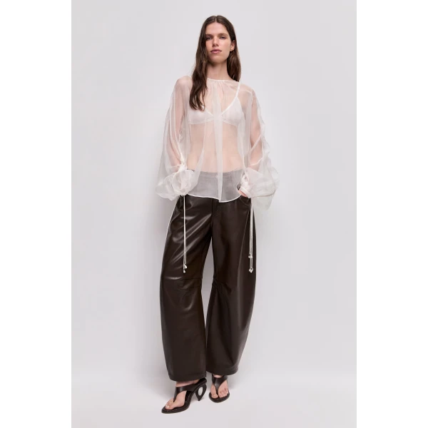 Aje Lunetta Organza Shirt, view 2