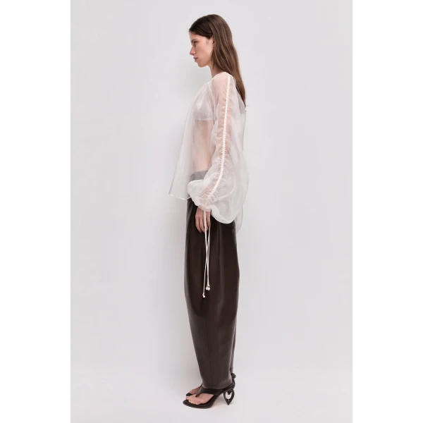 Aje Lunetta Organza Shirt, view 5