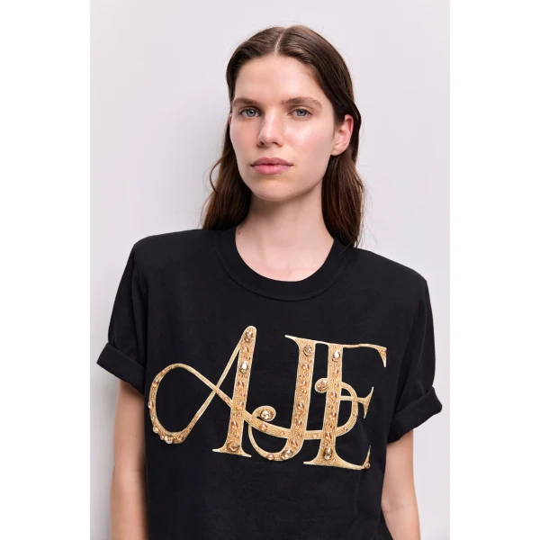 Aje Marietta Logo Tee Top, view 4