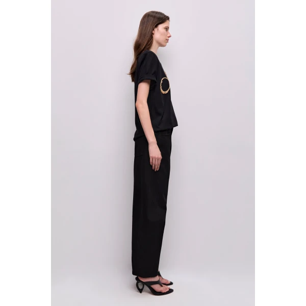 Aje Marietta Logo Tee Top, view 5