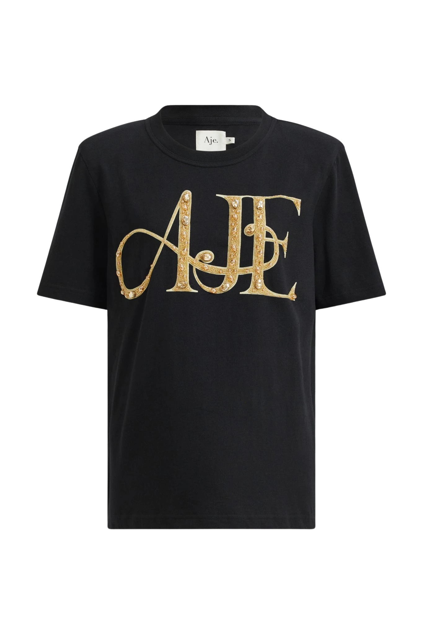 Aje-aus-Tops-Marietta-Logo-Tee49023_nobg Aje Black Tops