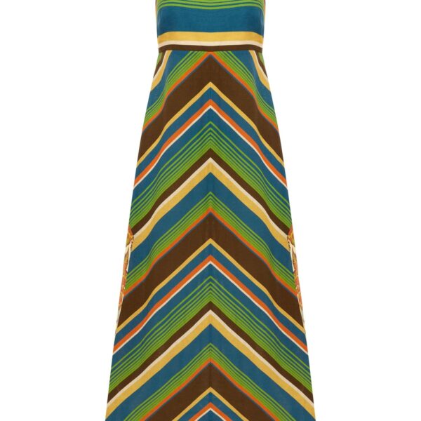 Alemais Charlie Day Dress  Sustainable Dresses with Alemais print - Coveti Australian Designer