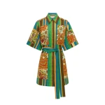 Alemais Charlie Mini Dress  Sustainable Dresses with Alemais print - Coveti Australian Designer