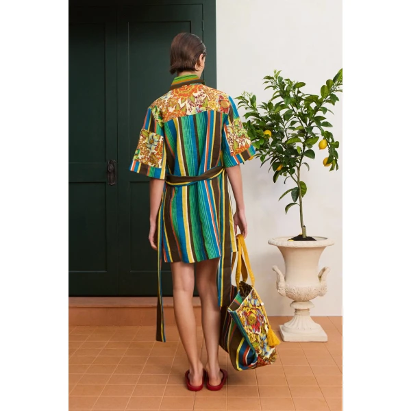 Alemais Charlie Mini Dress  Sustainable Dresses with Alemais print - Coveti Australian Designer