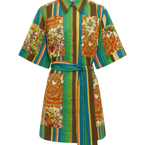 Alemais Charlie Mini Dress  Sustainable Dresses with Alemais print - Coveti Australian Designer