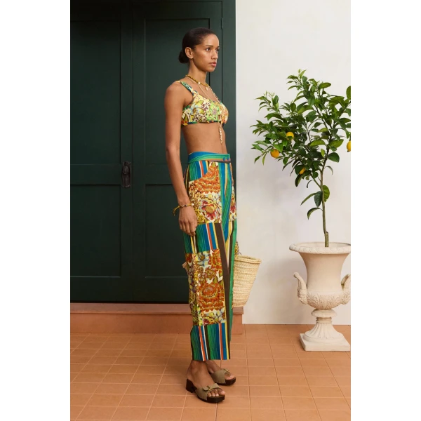 Alemais Charlie Pant  Sustainable Pants with Alemais print - Coveti Australian Designer