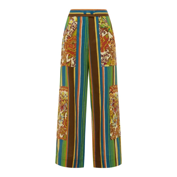 Alemais Charlie Pant  Sustainable Pants with Alemais print - Coveti Australian Designer