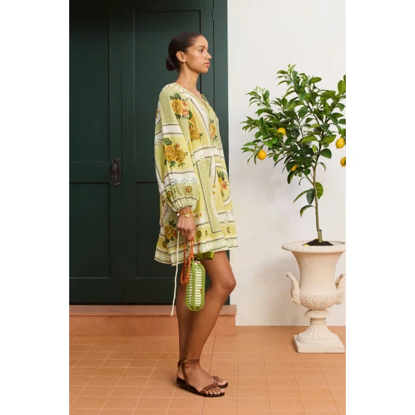 Alemais Dixie Mini Dress  Sustainable Dresses with Alemais print - Coveti Australian Designer