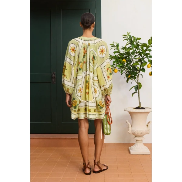 Alemais Dixie Mini Dress  Sustainable Dresses with Alemais print - Coveti Australian Designer