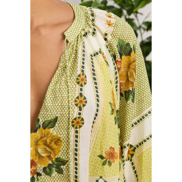 Alemais Dixie Mini Dress  Sustainable Dresses with Alemais print - Coveti Australian Designer