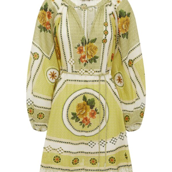 Alemais Dixie Mini Dress  Sustainable Dresses with Alemais print - Coveti Australian Designer