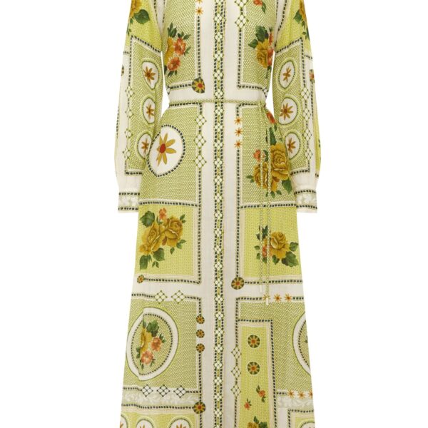 Alemais Dixie Shirtdress  Sustainable Dresses with Alemais print - Coveti Australian Designer