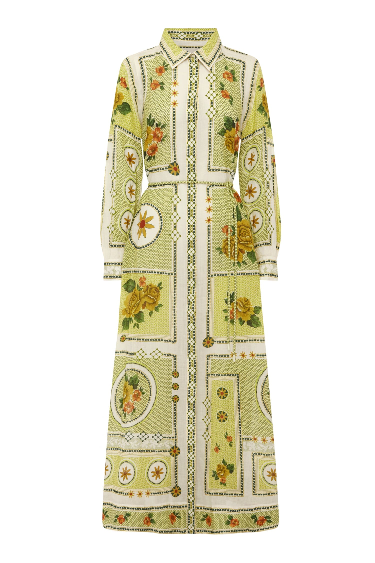 Alemais Dixie Shirtdress  Sustainable Dresses with Alemais print - Coveti Australian Designer