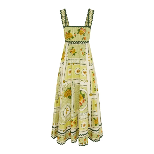 Alemais Dixie Summer Dress  Sustainable Dresses with Alemais print - Coveti Australian Designer