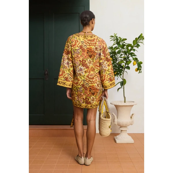 Alemais Heatwave Mini Dress  Sustainable Dresses with Alemais print - Coveti Australian Designer