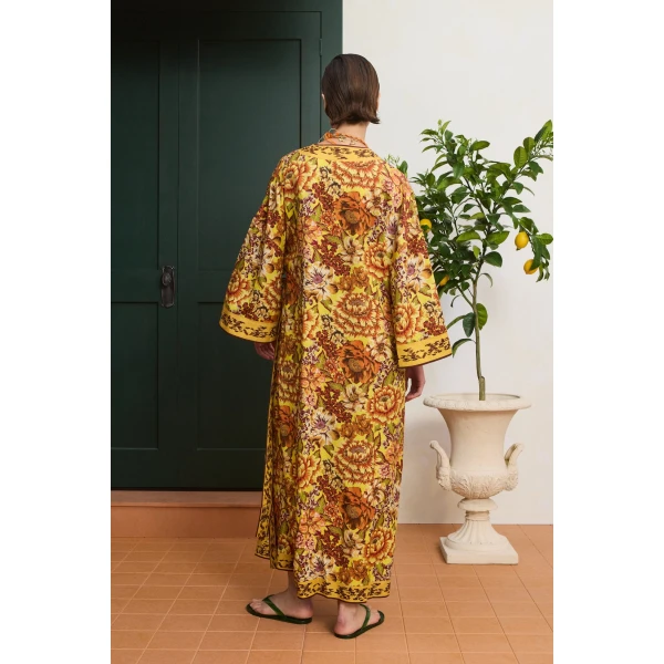 Alemais Heatwave Wrap Midi Dress  Sustainable Dresses with Alemais print - Coveti Australian Designer