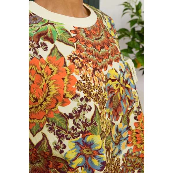 Alemais Lana Cropped Tee  Sustainable Tops with Alemais print - Coveti Australian Designer