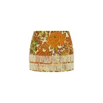 Alemais Lana Mini Skirt  Sustainable Skirts with Alemais print - Coveti Australian Designer