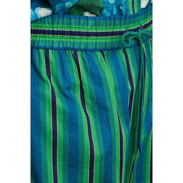 Alemais Margo Cuffed Pant  Sustainable Pants with Alemais print - Coveti Australian Designer