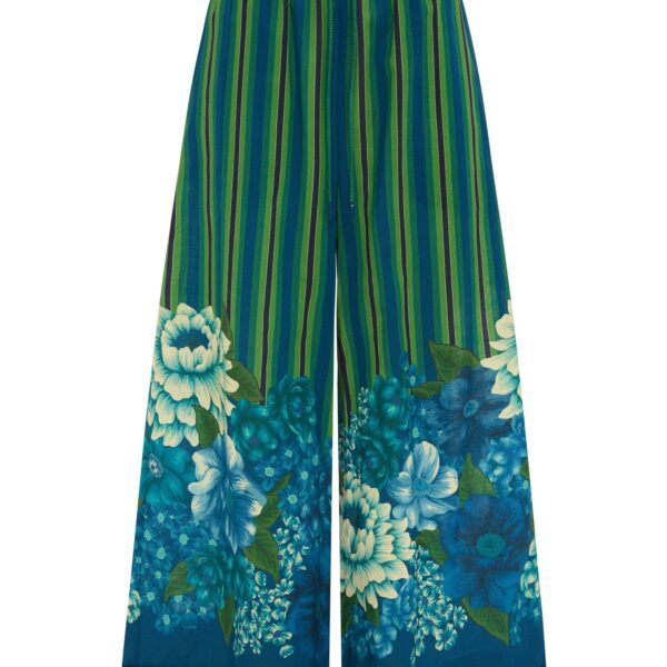 Alemais Margo Cuffed Pant  Sustainable Pants with Alemais print - Coveti Australian Designer