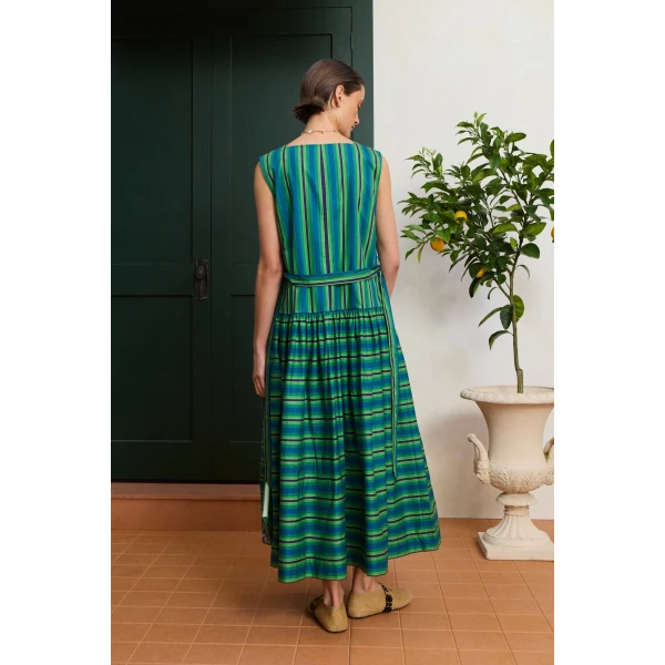 Alemais Margo Midi Dress  Sustainable Dresses with Alemais print - Coveti Australian Designer