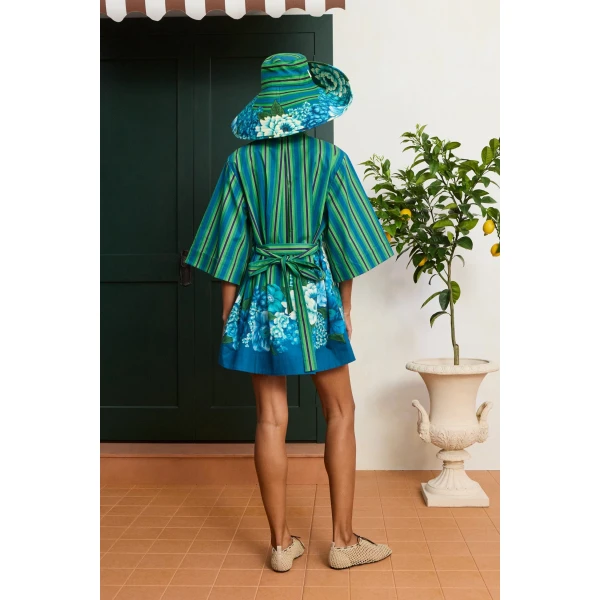 Alemais Margo Mini Dress  Sustainable Dresses with Alemais print - Coveti Australian Designer